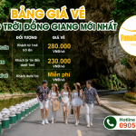 giá vé Cổng trời Đông Giang